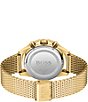 Color:Gold - Image 2 - Men's Admiral Mesh Strap Chronograph Bracelet Watch