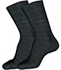 Color:Charcoal - Image 1 - RS Solid Crew Socks 2-Pack