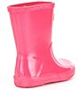 Color:Bright Pink - Image 2 - Kids' First Gloss Waterproof Rain Boots (Infant)