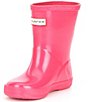 Color:Bright Pink - Image 4 - Kids' First Gloss Waterproof Rain Boots (Infant)