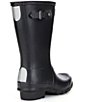Color:Black - Image 2 - Kids' Original Matte Waterproof Buckle Strap Rain Boots (Youth)