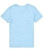 Color:Blue Ice - Image 2 - Big Boys 8-20 Short Sleeve Crewneck Cloud Slub T-Shirt