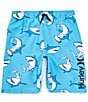 Color:Blue - Image 1 - Big Boys 8-20 Character Toss Pull-On Pineapple Print Swim Shorts