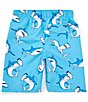 Color:Blue - Image 2 - Big Boys 8-20 Character Toss Pull-On Pineapple Print Swim Shorts