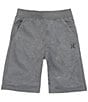 Color:Dark Grey Heather - Image 1 - Big Boys 8-20 H2O-Fit Solar Shorts