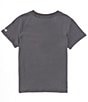 Color:Shadow - Image 2 - Big Girls 7-16 Short Sleeve Floral Sunset T-Shirt