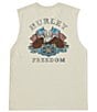 Color:Bone - Image 1 - Brooklyn Graphic Muscle Tank