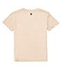 Color:Light Khaki - Image 2 - Little Boys 2T-7 Short Sleeve Contrast-Pocket Swim T-Shirt