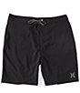 Color:Black - Image 1 - One & Only Solid 20#double; Outseam Board Shorts