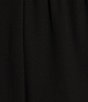 Color:Black - Image 4 - Chiffon Woven Hight Waisted Wide-Leg Overlay Pants