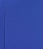 Color:Royal Blue - Image 5 - Plus Size Slim Stretch Knit Cropped Pants