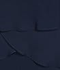Color:Eclipse - Image 5 - Beaded Sequin Scoop Neck 3/4 Sleeve 2-Piece Tiered Jacket Dress