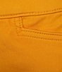 Color:Blazing Orange - Image 4 - Daisy High Waisted Pull-On Bermuda Shorts