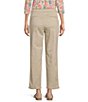 Color:Classic Khaki - Image 2 - Petite Size Daisy Tummy Control Relaxed Pull-On Ankle Pants