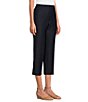 Color:Career Indigo - Image 3 - Petite Size the 5TH AVE fit Elite Stretch Crop Pants