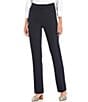 Color:True Navy - Image 1 - Petite Size the 5TH AVE fit Straight Leg Pants