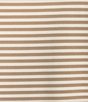 Color:Humus - Image 4 - Short Sleeve Crew Neck Stripe Knit Top