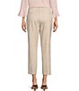 Color:Neutral Pattern - Image 2 - Signature Ponte Knit Novelty Coordinating Pull-On Ankle Pants