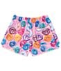 Color:Multi - Image 2 - Little/Big Girls 4-14 Go Do-Nuts Plush Sleep Shorts