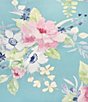 Color:Turquoise - Image 4 - J by J. Queen New York Esme Oversized Floral Bouquet Print Comforter Mini Set