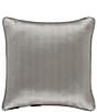 Color:Charcoal - Image 2 - Brando Geometric Block Reversible Square Pillow