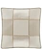 Color:Ivory - Image 1 - Brando Highlighted Block Design Square Pillow