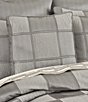 Color:Charcoal - Image 3 - Brando Highlighted Block Design Square Pillow