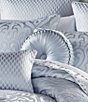 Color:Powder Blue - Image 2 - Liana Tufted Satin Round Pillow