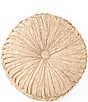 Color:Beige - Image 1 - Luciana Tufted Round Pillow