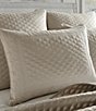 Color:Pearl - Image 2 - Lyndon Foulard Embroidery Quilted Pillow Sham