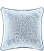 Color:Powder Blue - Image 1 - Malita Damask Square Pillow