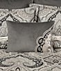 Color:Silver - Image 3 - Mariana Embroidered Boudoir Pillow