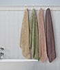 Color:Aubergine - Image 4 - Serra Plush Bath Towels, Set of 2