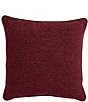 Color:Crimson - Image 4 - Sovana Chenille Damask Reversible Square Pillow