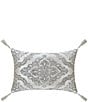 Color:Silver - Image 1 - Tabitha Tasseled Boudoir Pillow