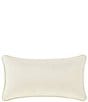 Color:Ivory - Image 2 - Townsend Crown Embroidered Boudoir Pillow
