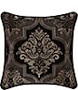 Color:Black - Image 1 - Windham Woven Square Decorative Pillow