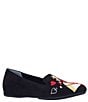 Color:Black - Image 2 - Fullhouse King and Queen Embroidered Loafer Flats