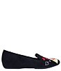 Color:Black - Image 3 - Fullhouse King and Queen Embroidered Loafer Flats