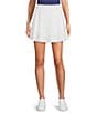 Color:White - Image 1 - Fernwood Stretch Moisture Wicking Woven A-Line Pull-On Mini Skort