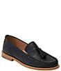 Color:Black - Image 1 - Hunley Leather Tassel Loafers