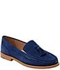 Color:Midnight - Image 1 - Hunley Suede Tassel Loafers