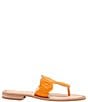 Color:Apricot - Image 2 - Jacks Crochet Thong Sandals