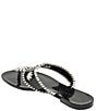 Color:Black/White - Image 3 - Jacks Jelly Thong Sandals