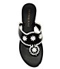 Color:Black/White - Image 4 - Jacks Jelly Thong Sandals