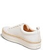 Color:White/Gold - Image 3 - Mia Espadrille Lace-Up Platform Sneakers