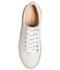 Color:White/Gold - Image 4 - Mia Espadrille Lace-Up Platform Sneakers