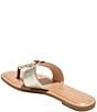 Color:Platinum - Image 3 - Newton Leather Rope Thong Sandals