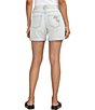 Color:Bella Vista Blue - Image 2 - Alex Embroidered Mid Rise Relaxed Boyfriend Short