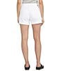 Color:White - Image 2 - Alex Mid Rise Relaxed Boyfriend Shorts